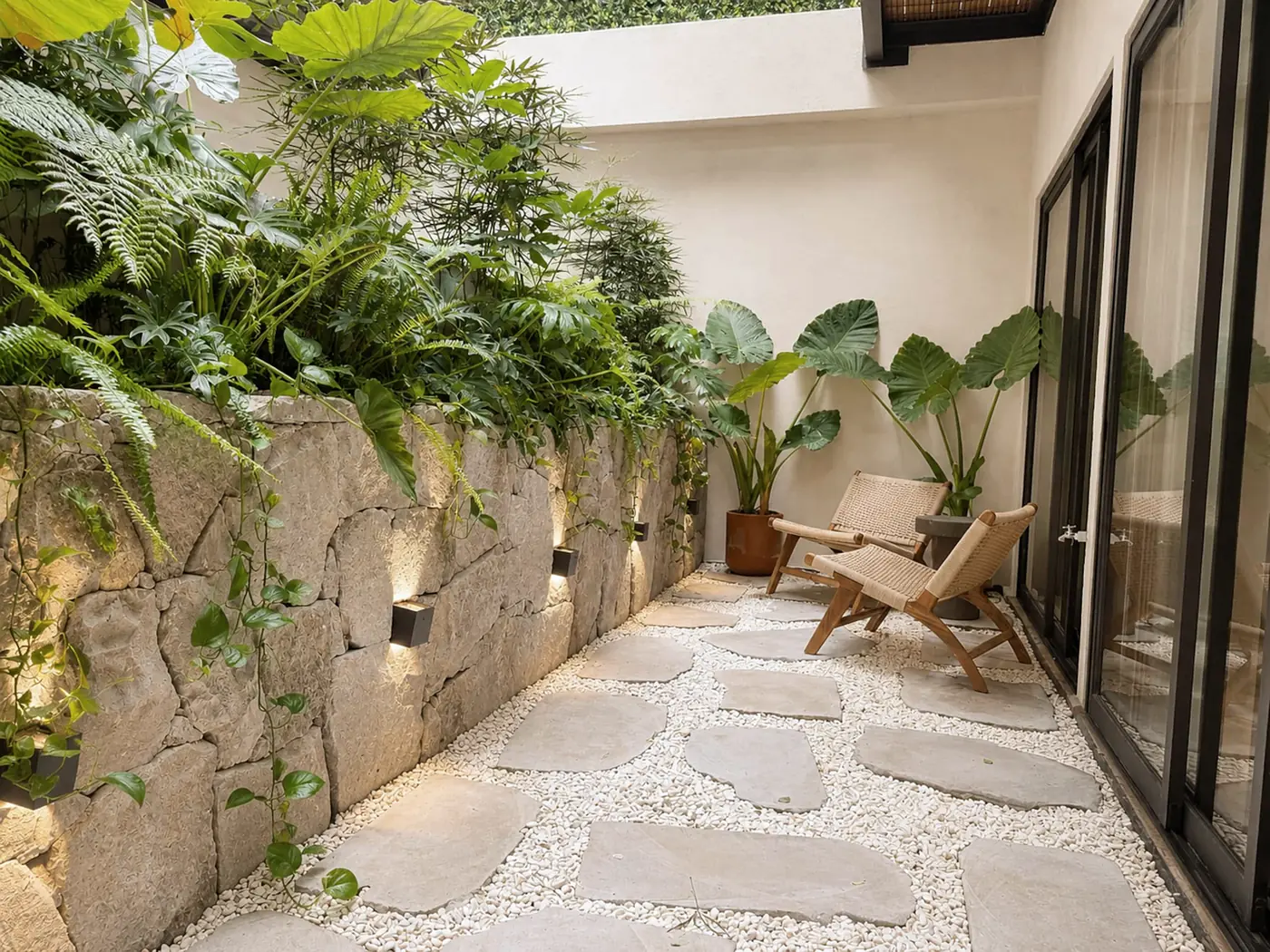 AKBAL, The private interior terrace