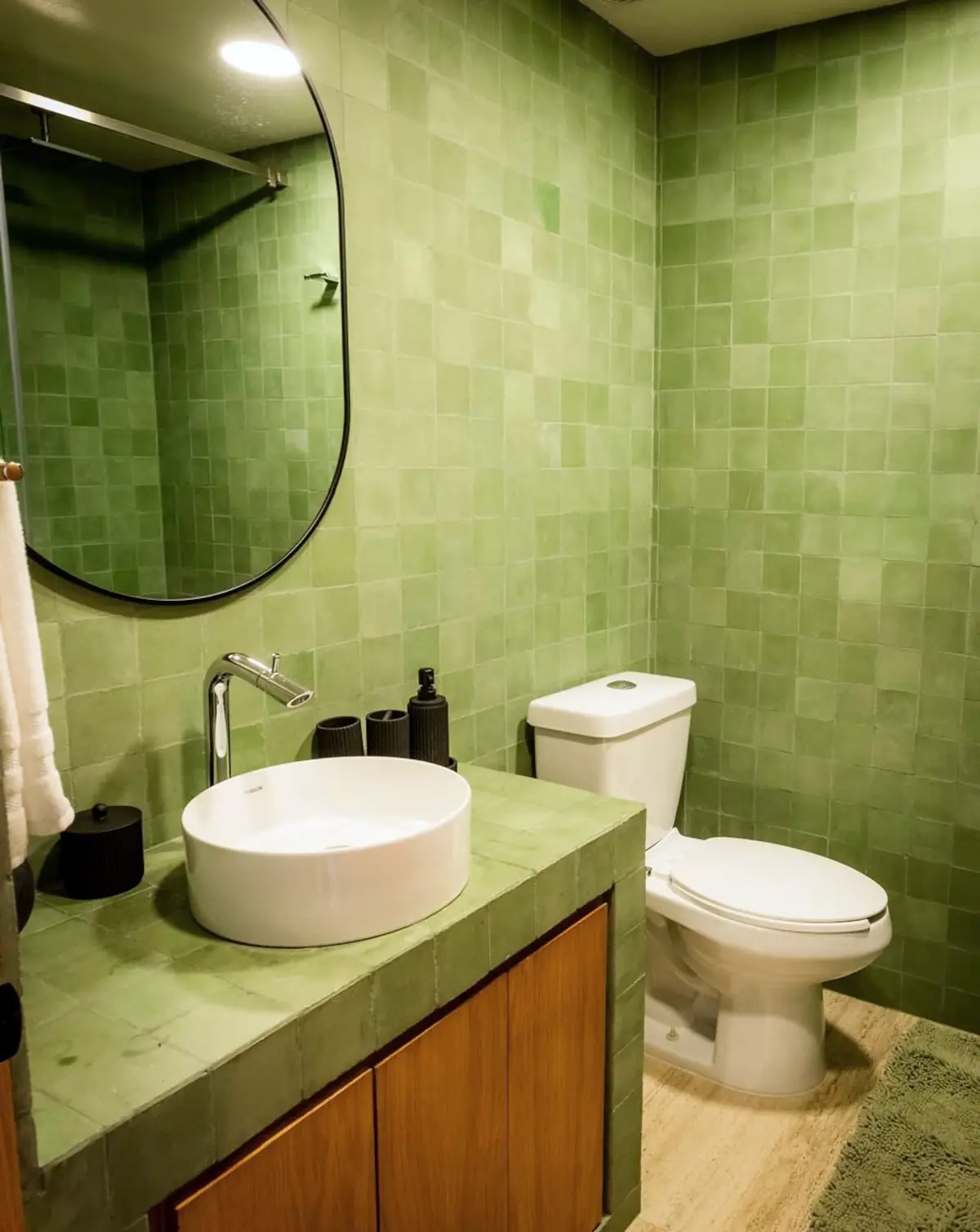 SISAL, The green-tile bathroom