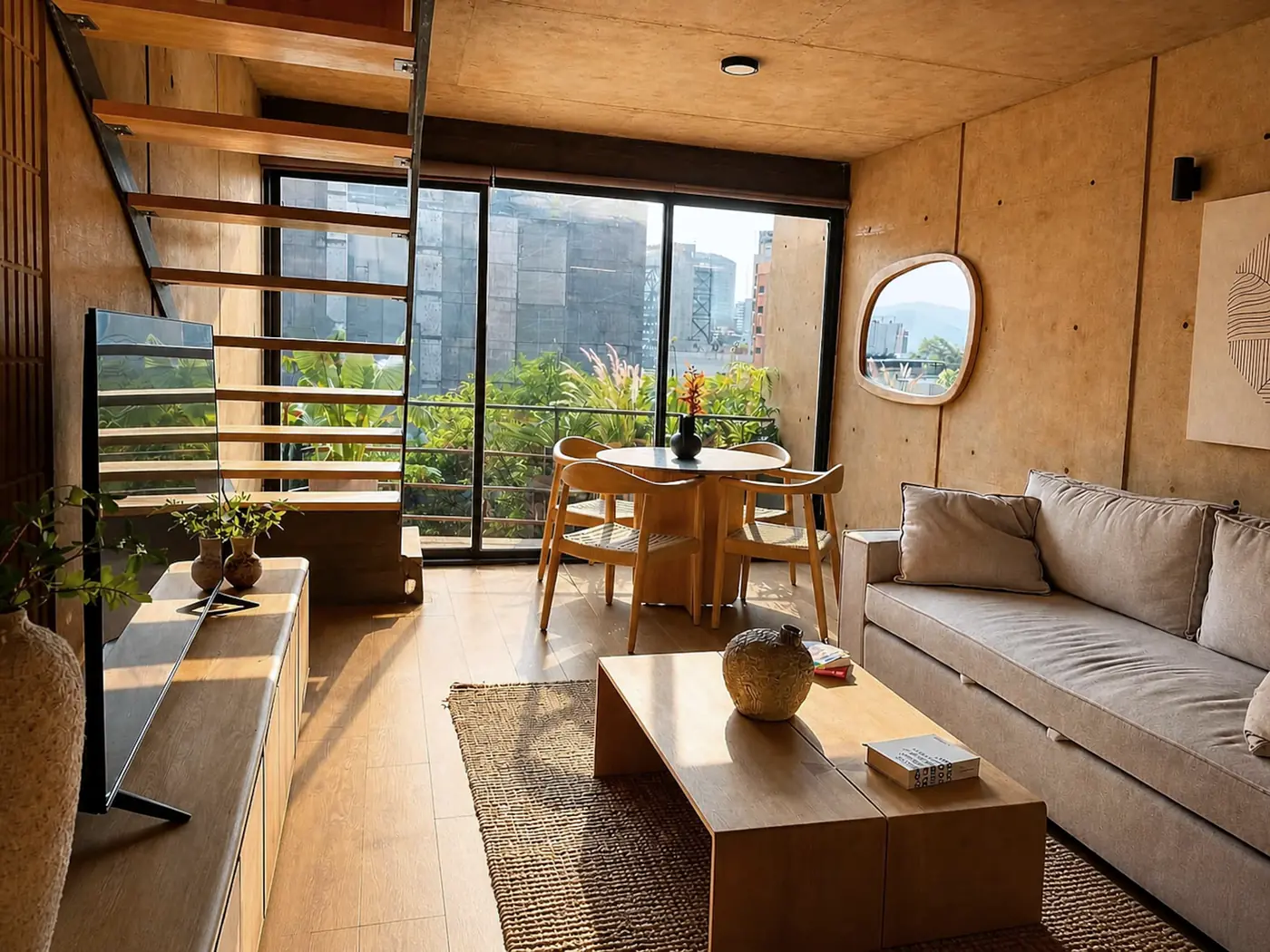 SISAL, Living and dining by the window